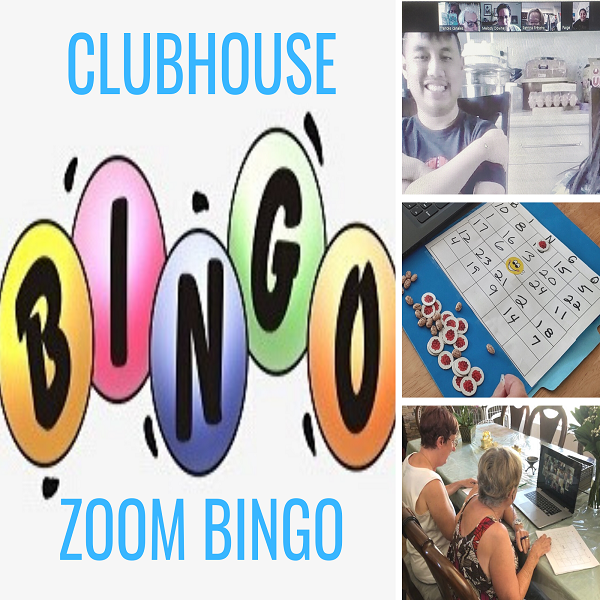 Clubhouse Zoom Bingo W