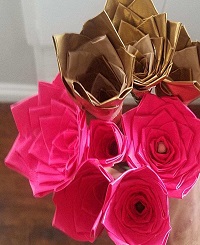Duct Tape Roses from Paul
