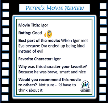 Peter Igor Movie Review VV